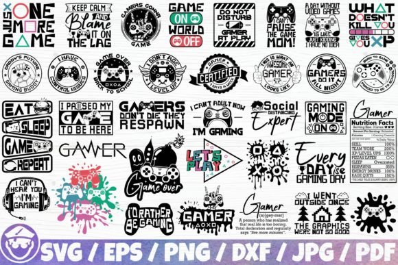 Download Gaming / Funny Gamer X35 Quotes BUNDLE - Gaming Collection