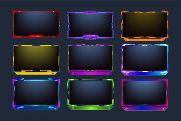 Download Gaming Screen Panel Overlay Template - Gaming Collection
