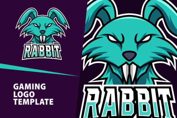 Download Rabbit Mascot Gaming Logo Design - Gaming Collection
